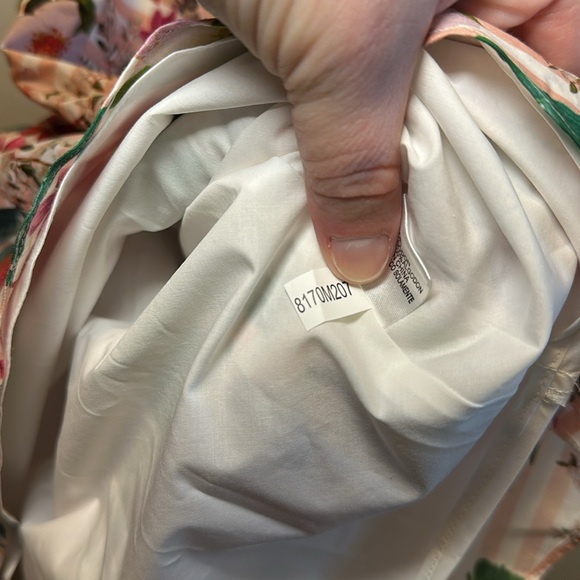 Gianni Bini Women’s Sleeveless VNeck Floral/Pink Strip Dress Size 12 - Picture 7 of 7